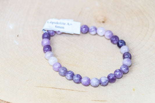 Bracelet Lépidolite L'Atelier Ginko - Boutique en Ligne