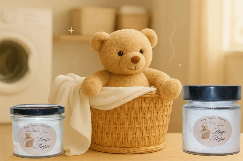 Bougie parfumée Linge Propre - L'Atelier Ginko - Boutique en Ligne