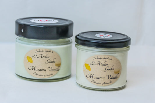 Vanilla Macaron Scented Candle