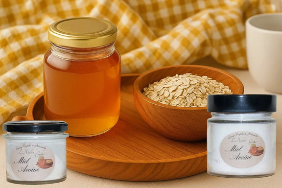 Bougie parfumée Miel Avoine - L'Atelier Ginko - Boutique en Ligne