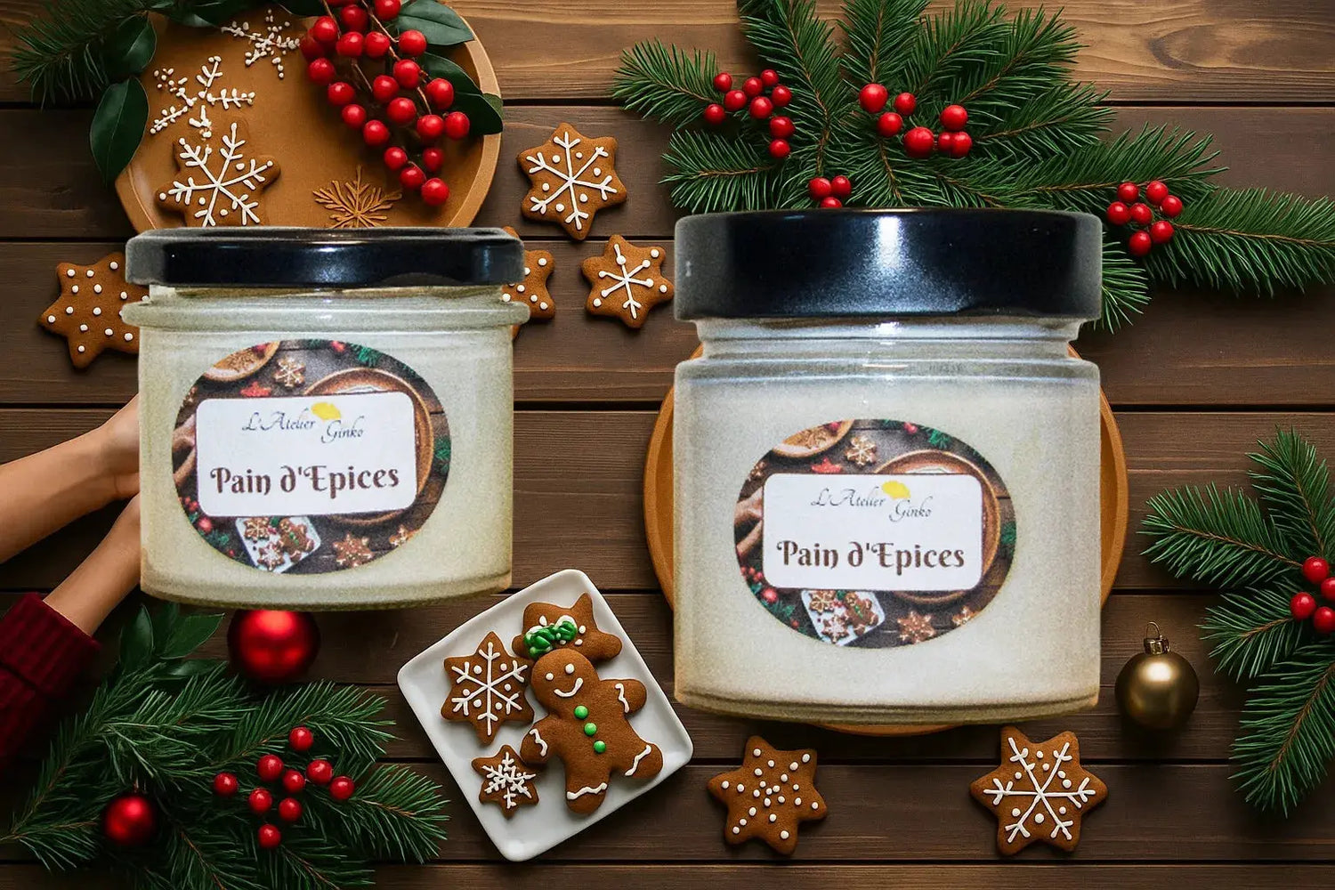 Bougie parfumée Pain d'épices L'Atelier Ginko - Boutique en Ligne