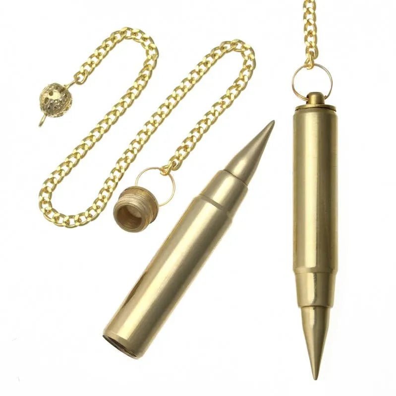 Pendules Divinatoires Métalliques avec Chambre Témoin - L'Atelier Ginko - Boutique en Ligne