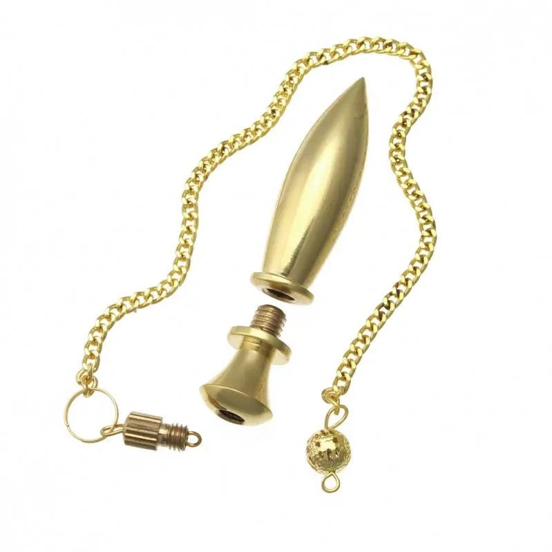 Pendules Divinatoires Métalliques avec Chambre Témoin - L'Atelier Ginko - Boutique en Ligne