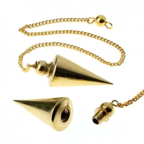 Pendules Divinatoires Métalliques avec Chambre Témoin - L'Atelier Ginko - Boutique en Ligne