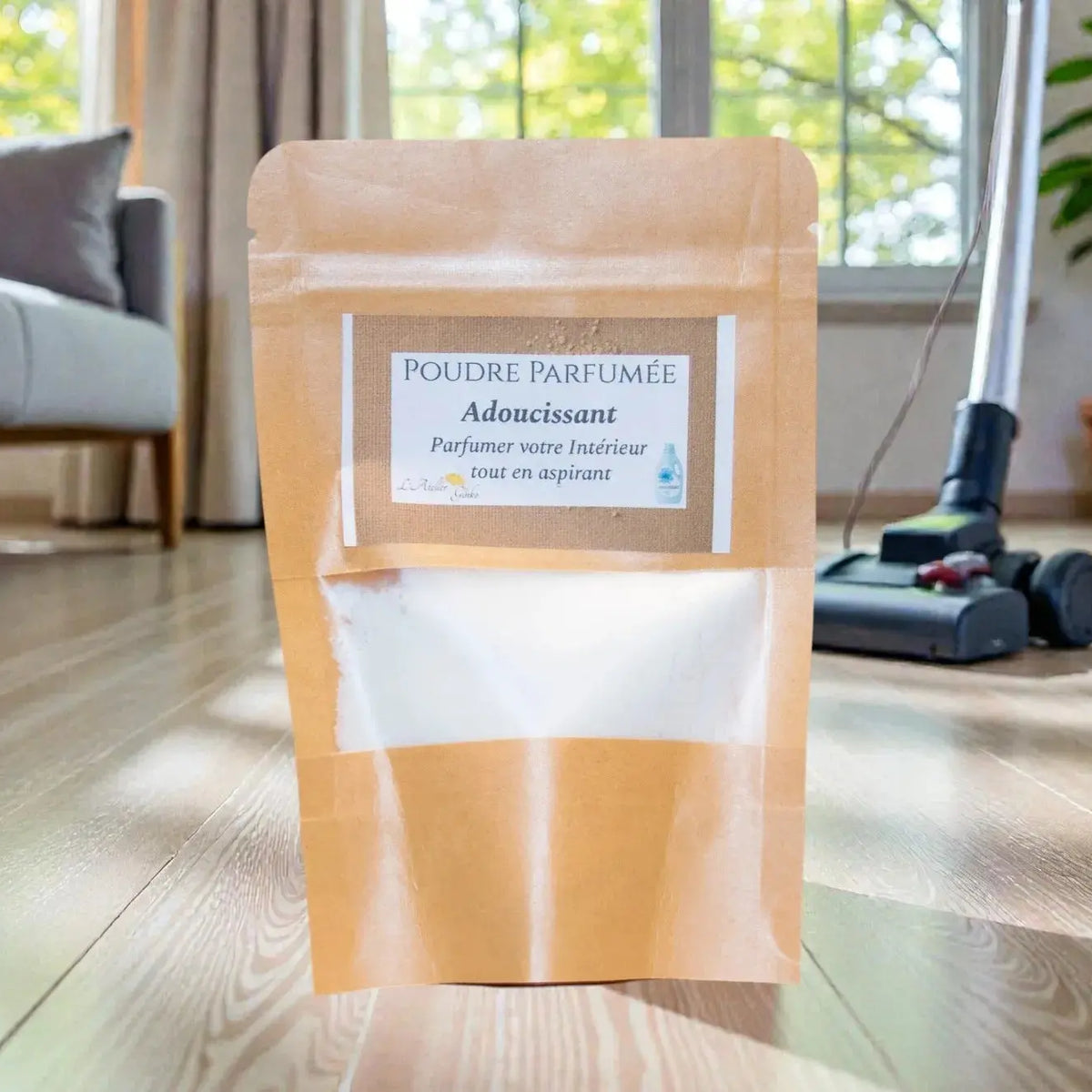 Poudre d'Aspirateur Adoucissant - L'Atelier Ginko - Boutique en Ligne
