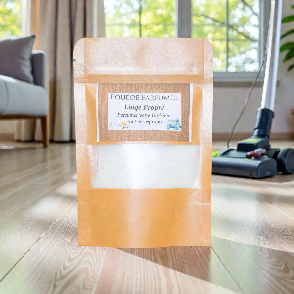 Poudre d'Aspirateur Linge propre - L'Atelier Ginko - Boutique en Ligne