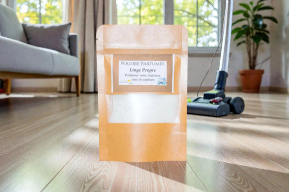 Poudre d'Aspirateur Linge propre - L'Atelier Ginko - Boutique en Ligne