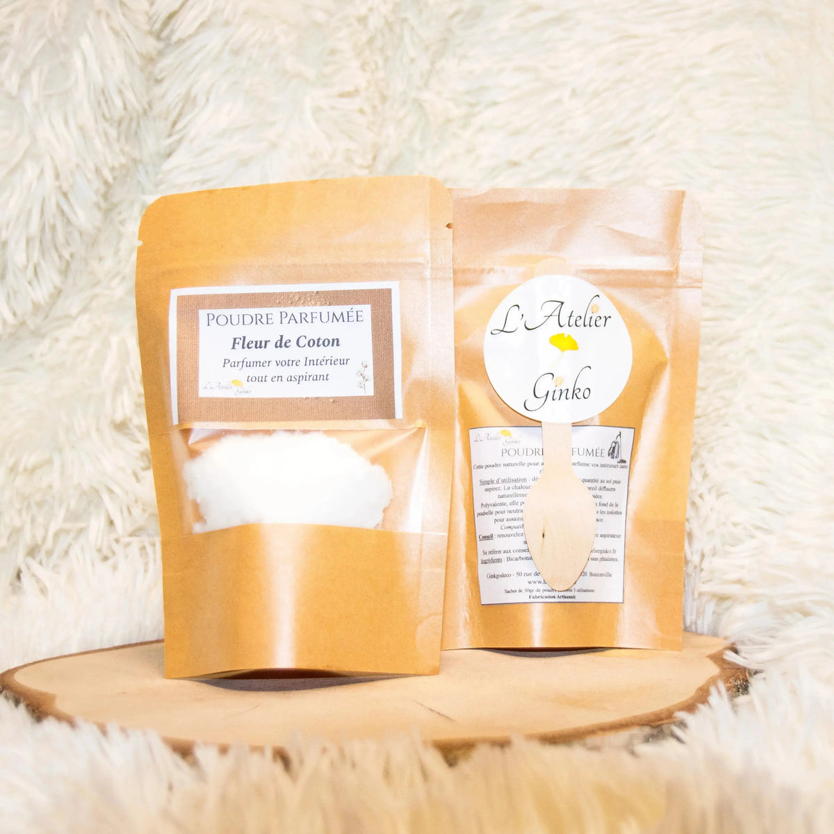 Poudre d'Aspirateur Fleur de coton - L'Atelier Ginko - Boutique en Ligne