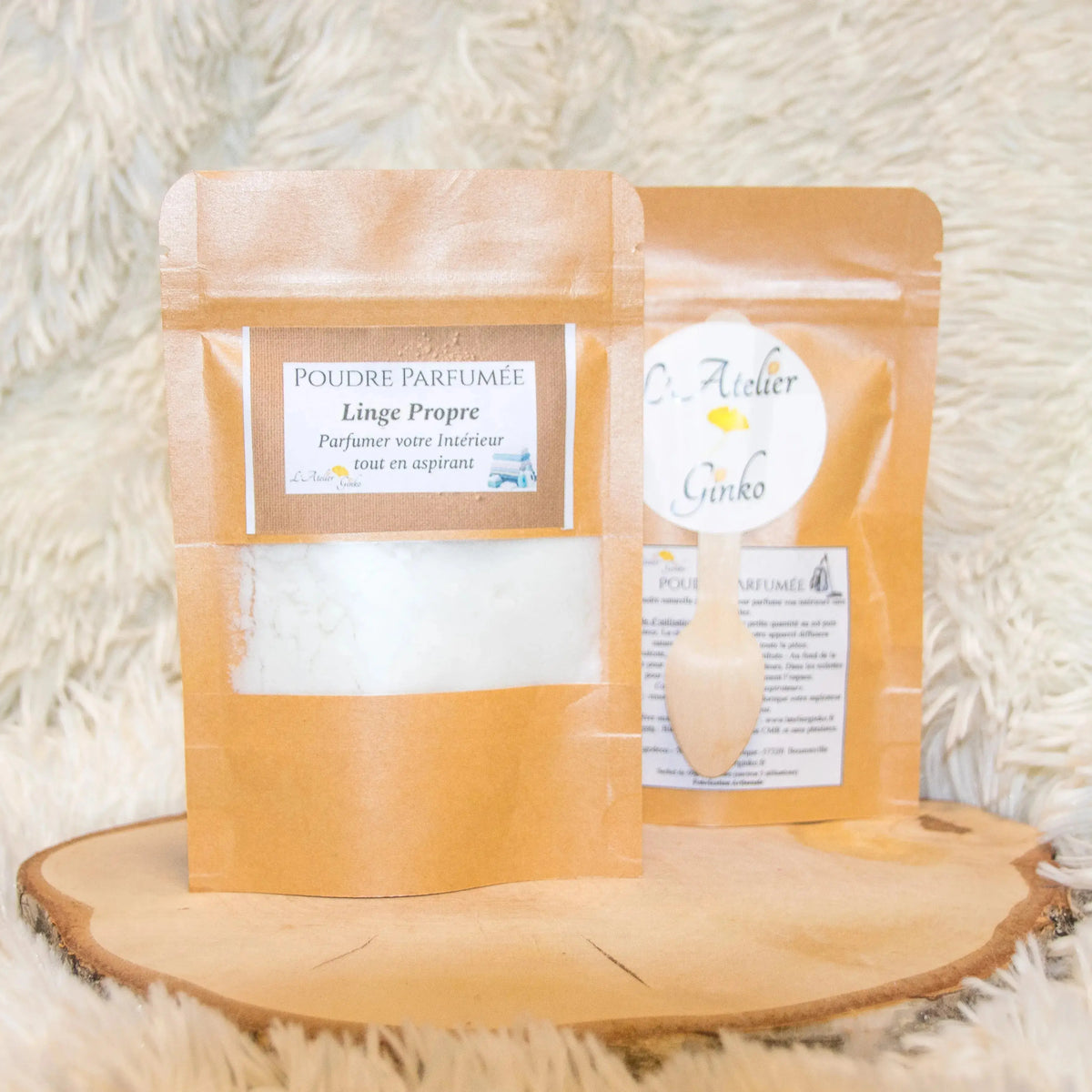 Poudre d'Aspirateur Linge propre - L'Atelier Ginko - Boutique en Ligne