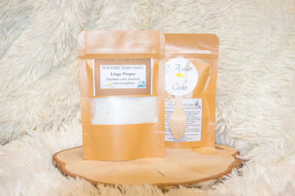 Poudre d'Aspirateur Linge propre - L'Atelier Ginko - Boutique en Ligne