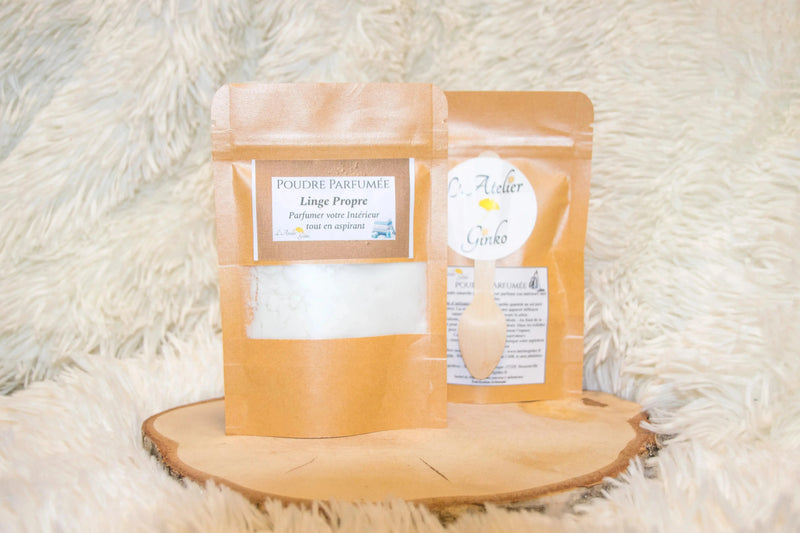 Poudre d'Aspirateur Linge propre - L'Atelier Ginko - Boutique en Ligne