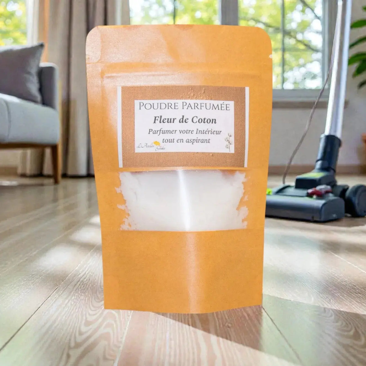 Poudre d'Aspirateur Fleur de coton - L'Atelier Ginko - Boutique en Ligne