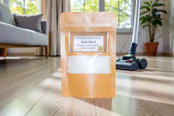 Poudre d'Aspirateur Zeste Floral - L'Atelier Ginko - Boutique en Ligne