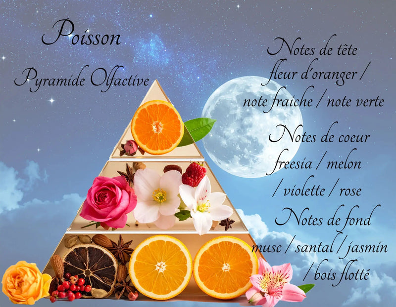 Bougie Astrologique Poisson L'Atelier Ginko - Boutique en Ligne