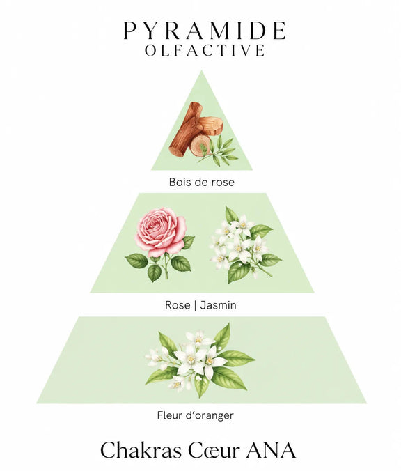 Bougie parfumée Chakras Cœur ANA L'Atelier Ginko - Boutique en Ligne