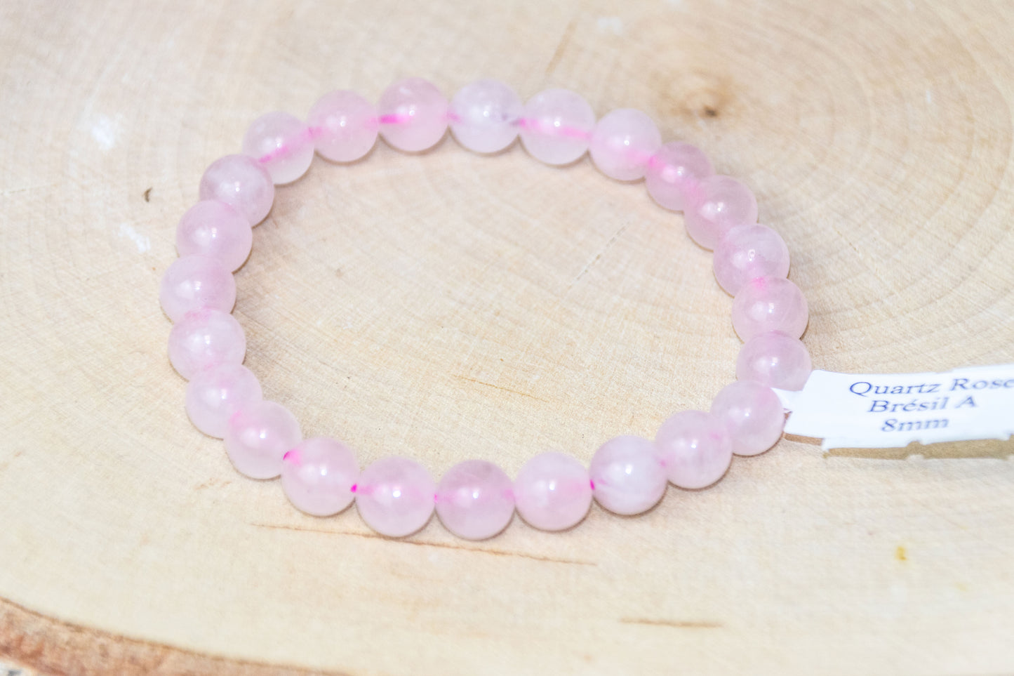 Bracelet Quartz rose L'Atelier Ginko - Boutique en Ligne