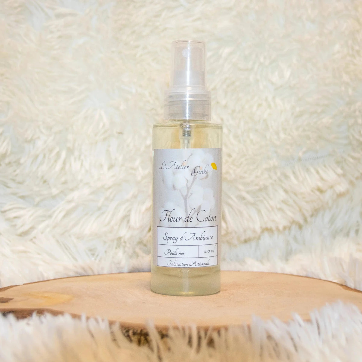 Spray d'Ambiance Fleur de coton - L'Atelier Ginko - Boutique en Ligne