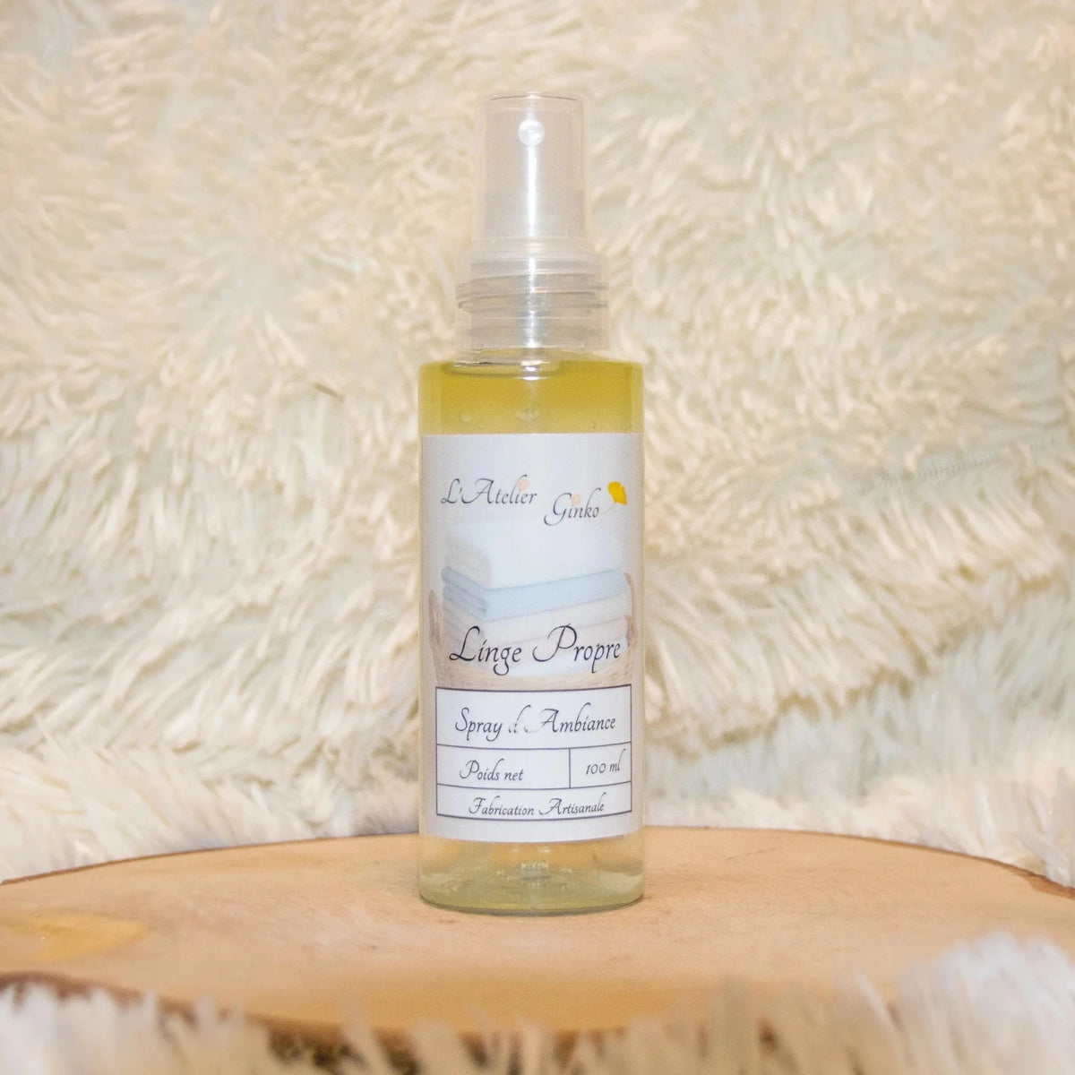 Spray d'Ambiance Linge propre - L'Atelier Ginko - Boutique en Ligne