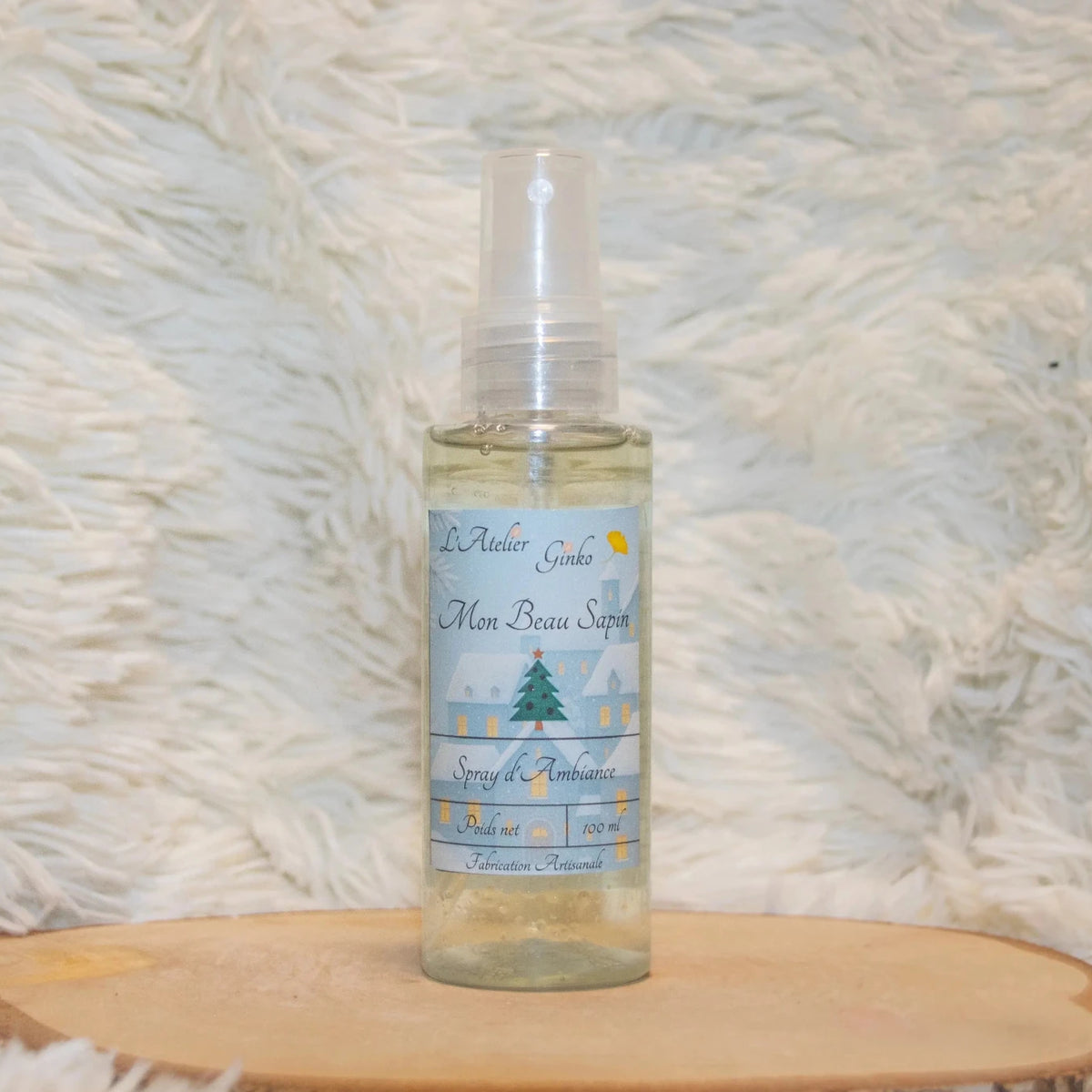 Spray d'Ambiance Noël Mon Beau Sapin – Parfum naturel artisanal - L'Atelier Ginko - Boutique en Ligne