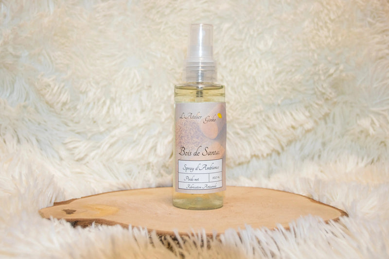Spray d'Ambiance Bois de santal - L'Atelier Ginko - Boutique en Ligne