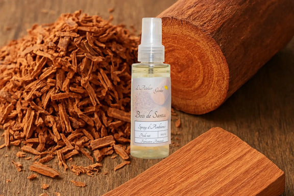 Spray d'Ambiance Bois de santal - L'Atelier Ginko - Boutique en Ligne
