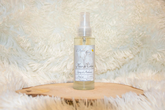 Spray d'Ambiance Fleur de coton - L'Atelier Ginko - Boutique en Ligne