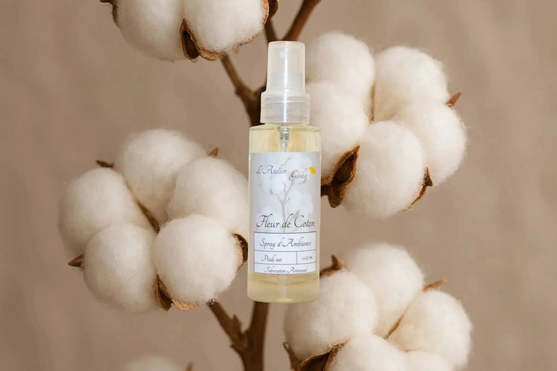 Spray d'Ambiance Fleur de coton - L'Atelier Ginko - Boutique en Ligne