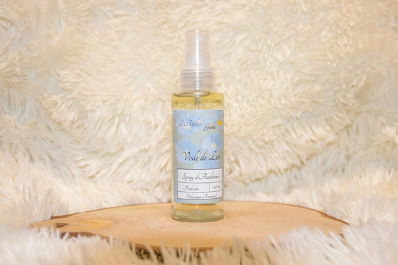 Spray d'Ambiance Voile de lin - L'Atelier Ginko - Boutique en Ligne