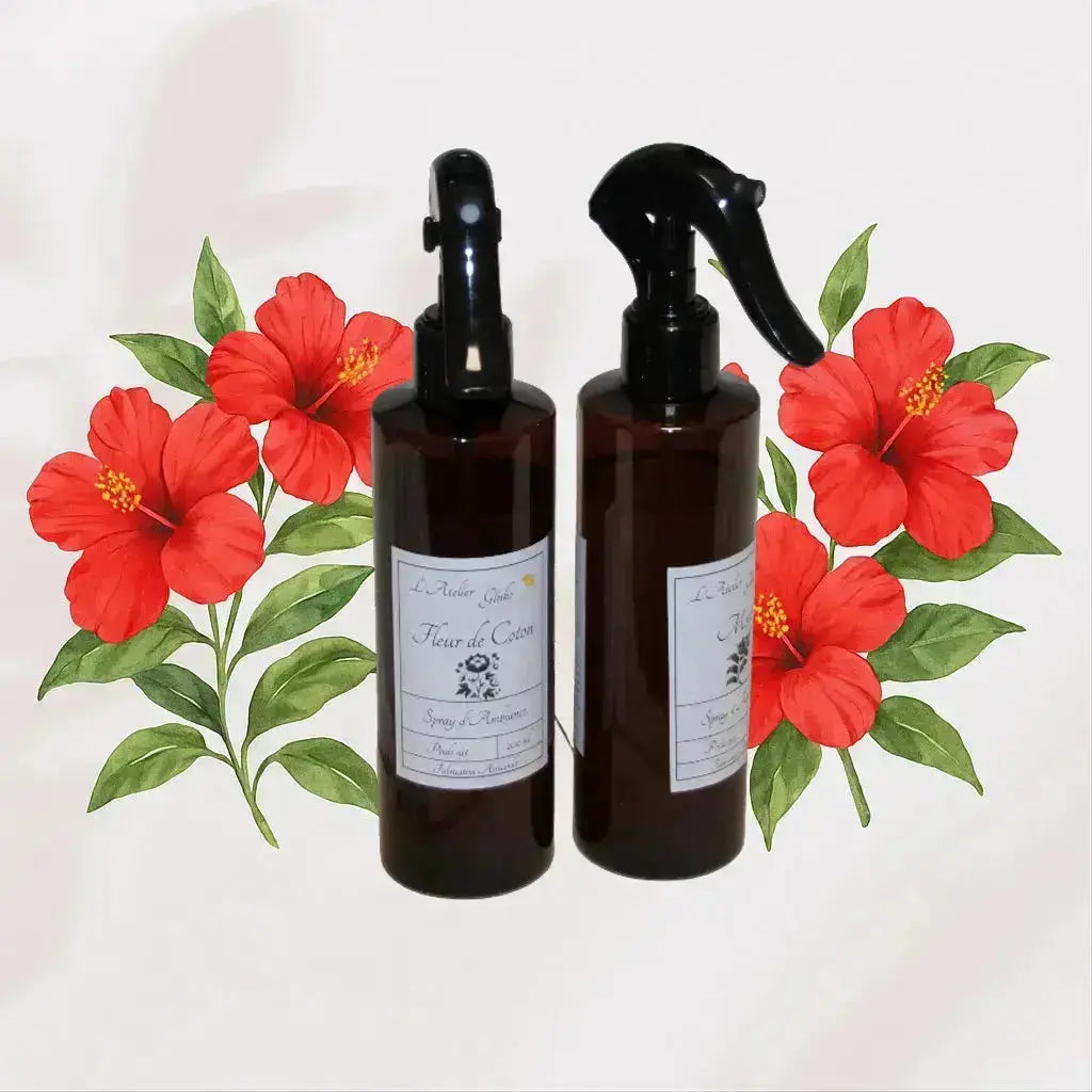 Spray d'Ambiance Hibiscus - L'Atelier Ginko - Boutique en Ligne