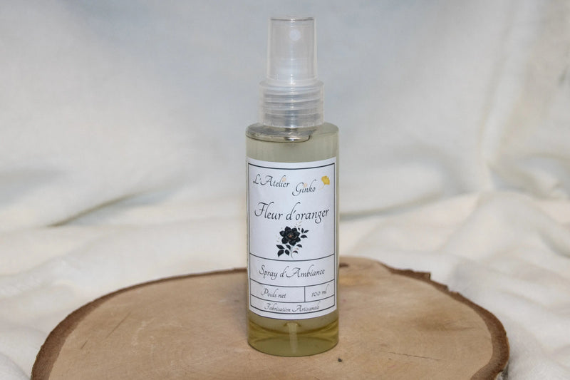 Spray d'Ambiance Fleur d'oranger L'Atelier Ginko - Boutique en Ligne