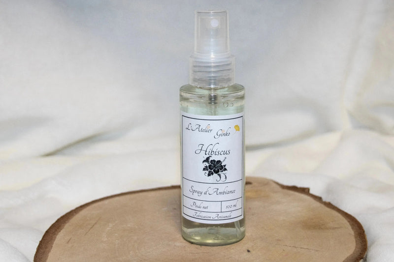 Spray d'Ambiance Hibiscus L'Atelier Ginko - Boutique en Ligne