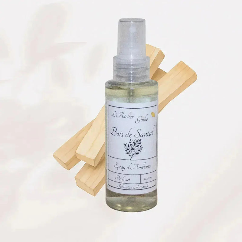 Spray d'Ambiance Bois de santal L'Atelier Ginko - Boutique en Ligne