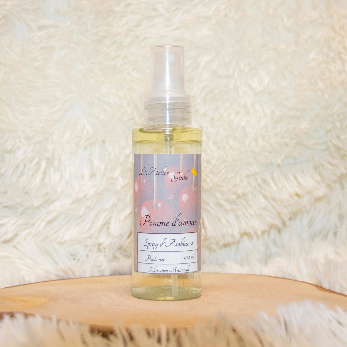 Spray d'Ambiance Pomme d'amour - L'Atelier Ginko - Boutique en Ligne