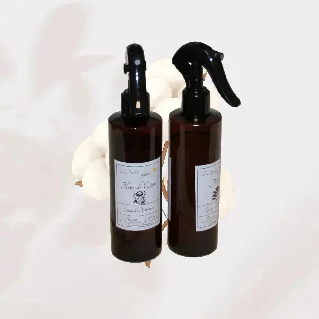 Spray d'Ambiance Fleur de coton - L'Atelier Ginko - Boutique en Ligne