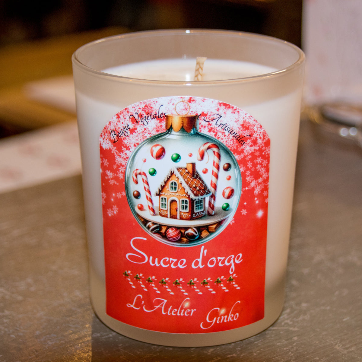 Coffret Bougie verre satiné L'Atelier Ginko - Boutique en Ligne